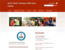 Tablet Screenshot of jfkchildcarecenter.org